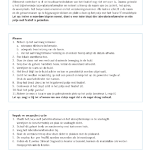 Instructiekaart Histologie